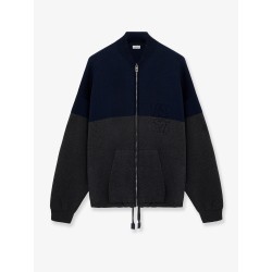 Cotton blend Zip-up cardigan