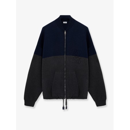 Cotton blend Zip-up cardigan