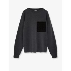 Anagram cotton blend sweatshirt