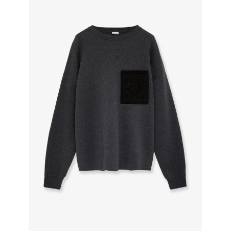 Anagram cotton blend sweatshirt