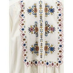 Monique viscose blend shirt with embroidery