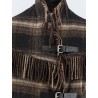 Ginesa sleeveless jacket with fringes