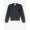 Cotton blend cardigan