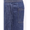 Cotton bermuda shorts with Anagram logo on the back
