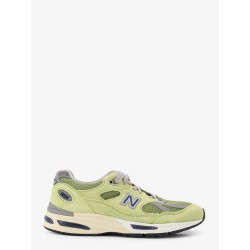 Mesh and suede sneakers with side logo