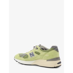 Mesh and suede sneakers with side logo