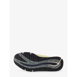 Mesh and suede sneakers with side logo