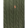 Cotton sweater with embroidered logo on the front