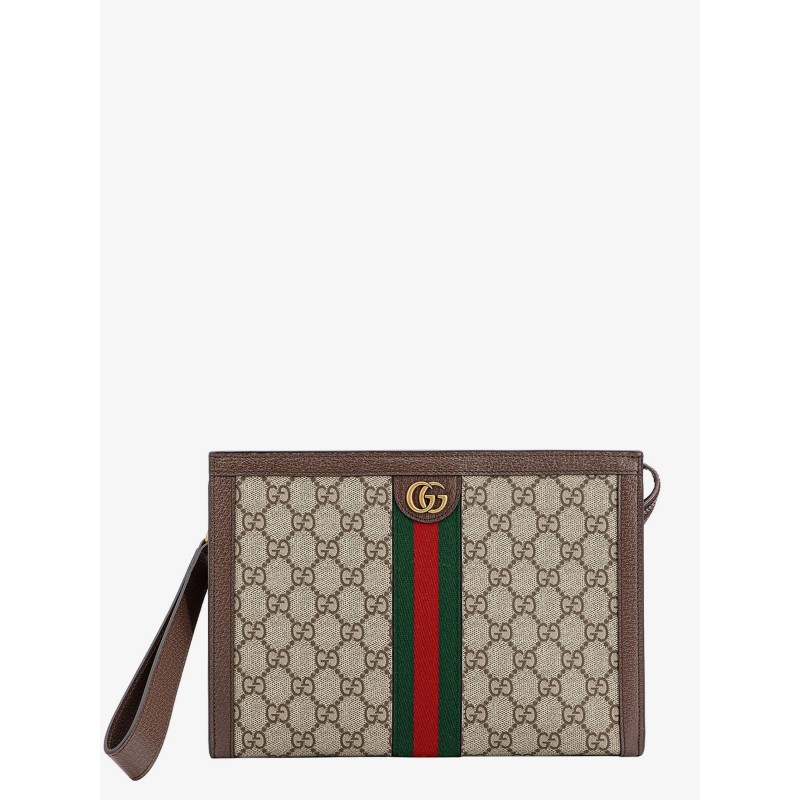 Ophidia GG fabric clutch bag