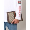 Ophidia GG fabric clutch bag