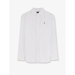 Cotton shirt with logo on the front