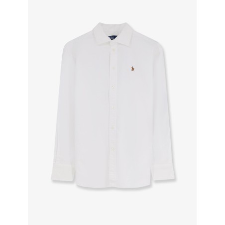 Cotton shirt with logo on the front
