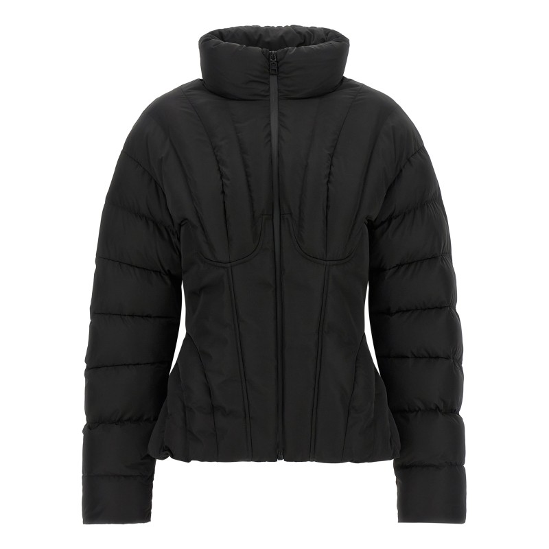Bustier quilted down jacket