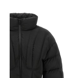 Bustier quilted down jacket