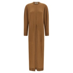 Long 'Gia' sweater knotted at the waist