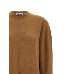 Long 'Gia' sweater knotted at the waist