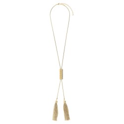 'Snake' necklace with tassels