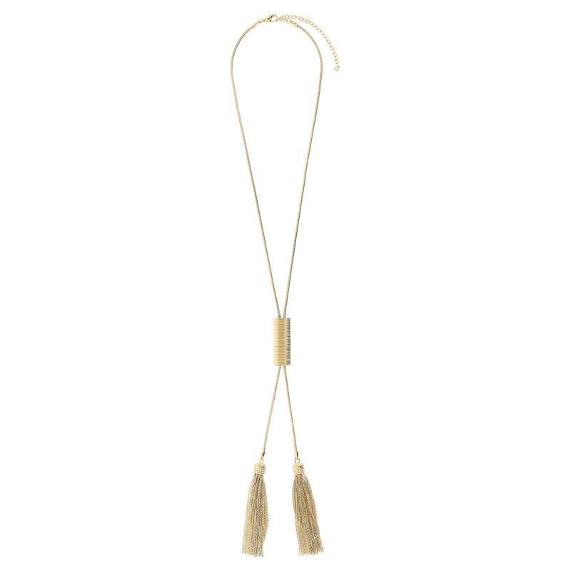 'Snake' necklace with tassels