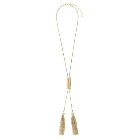 'Snake' necklace with tassels