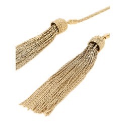'Snake' necklace with tassels