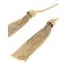 'Snake' necklace with tassels