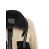 Shearling effect wool jacket