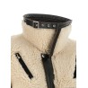 Shearling effect wool jacket