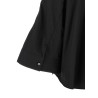Poplin shirt with wide sleeves