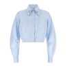 Cropped shirt with charms