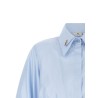 Cropped shirt with charms