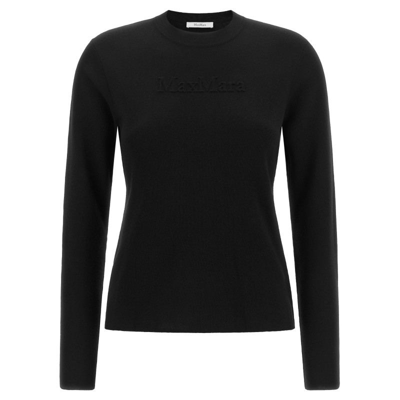 'Manto' sweater with embossed logo