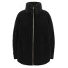 Cardigan with fur insert