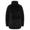 Cardigan with fur insert