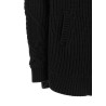Cardigan with fur insert