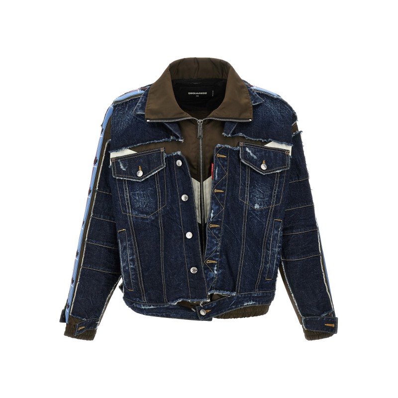 Multilayer denim jacket