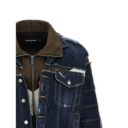 Multilayer denim jacket