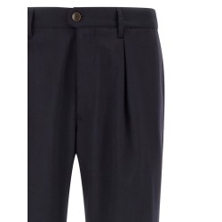 Formal pants with pleats