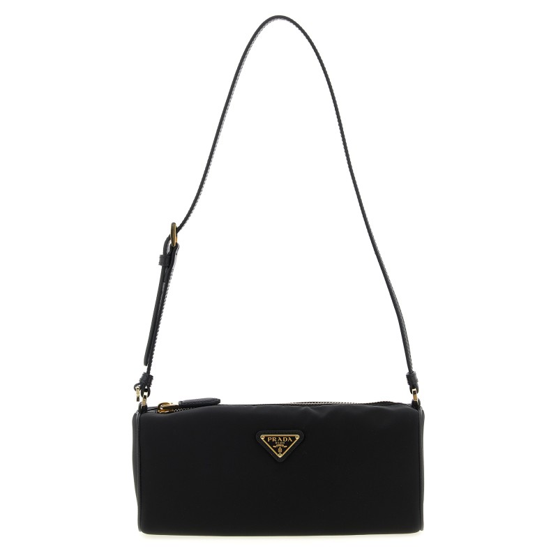 Triangle logo shoulder bag