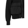 Terry cloth-effect fabric jacket
