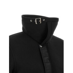 Terry cloth-effect fabric jacket