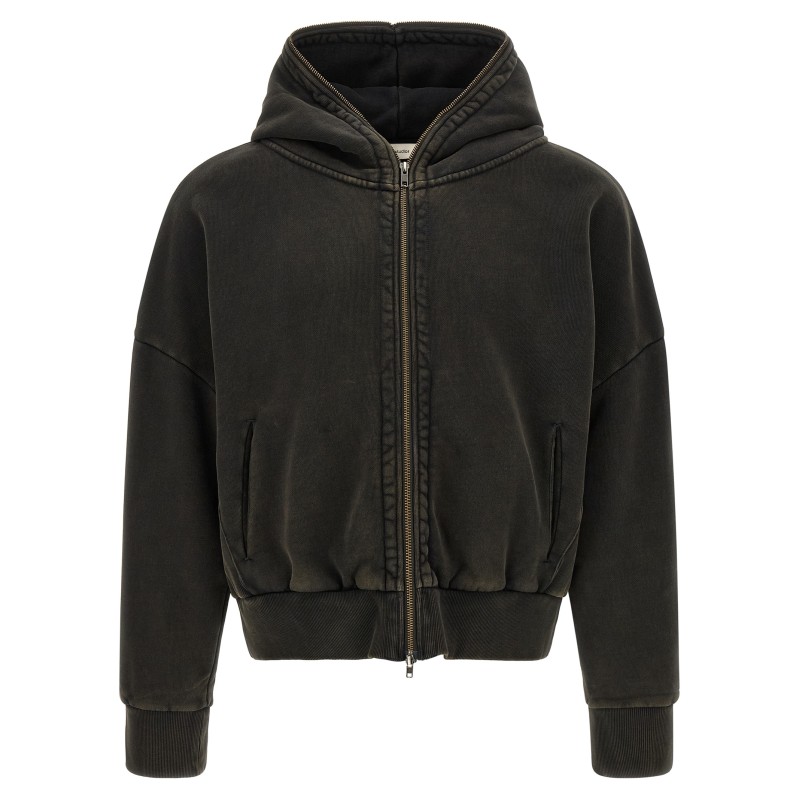 Zip and hoodie