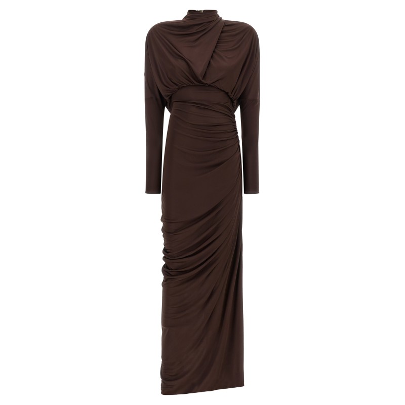 Draped jersery dress