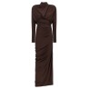 Draped jersery dress