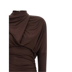 Draped jersery dress