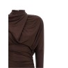 Draped jersery dress