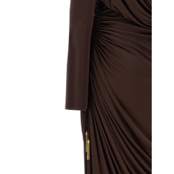 Draped jersery dress