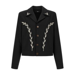 Western jacket with embroideries