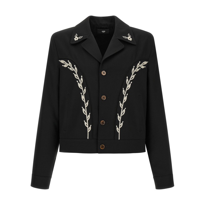 Western jacket with embroideries