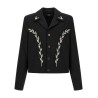 Western jacket with embroideries
