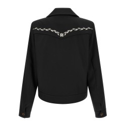 Western jacket with embroideries